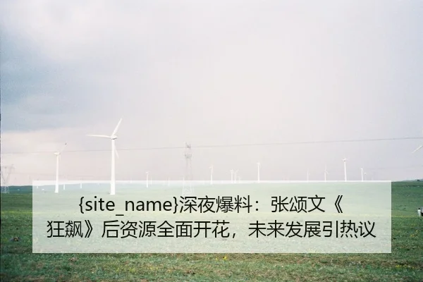91视频深夜爆料：张颂文《狂飙》后资源全面开花，未来发展引热议